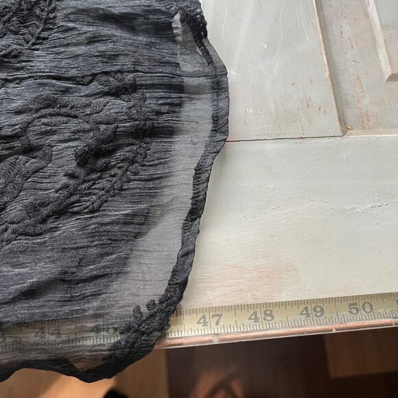 Design Lab Lord & Taylor Cover Up Size Small Embroidered Sheer Lace Summer Beach - Picture 6 of 6